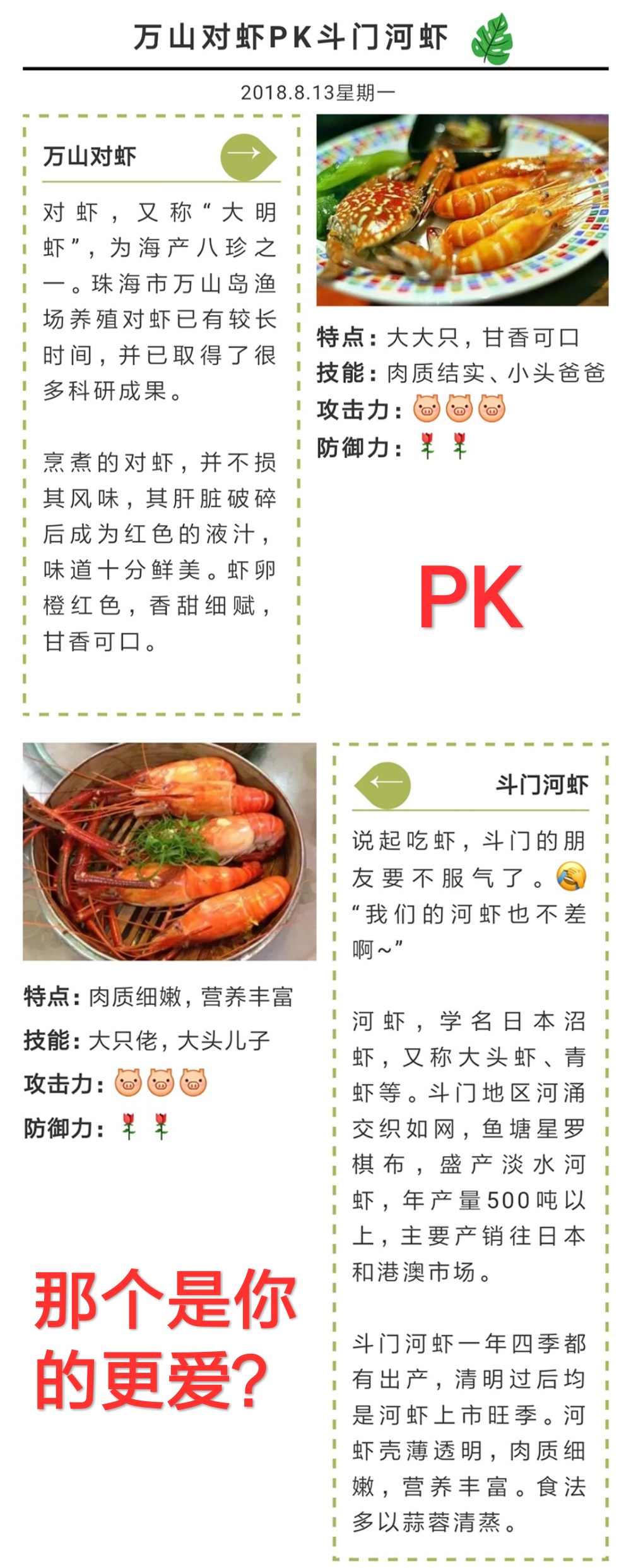 各个地方的美食pk,珠海海鲜美食