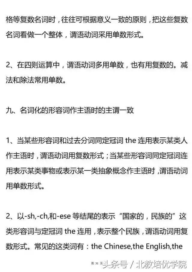 高中自主招生英语必考知识点,新高考语法英语题型