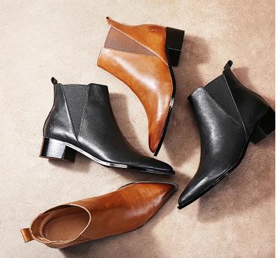 踝靴搭配秋冬什么颜色好,秋季脚踝靴