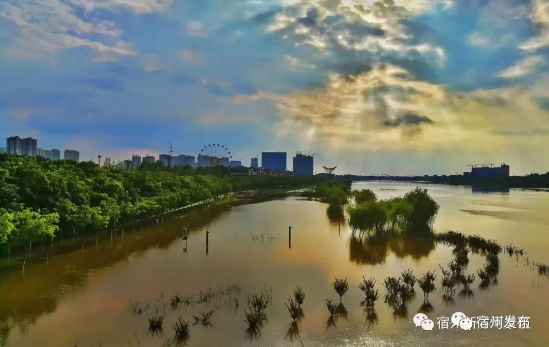 新汴河风景带,新汴河景色真美