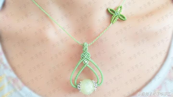 素圈米奇项链编织教程,项链编织教程慢动作