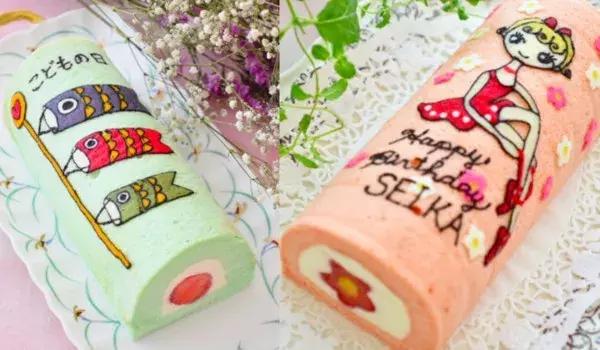 彩绘蛋糕卷,100种彩绘蛋糕卷