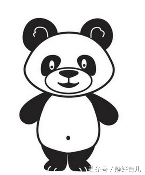 2022年冬奥会吉祥物简笔画熊猫,可爱的熊猫简笔画可打印