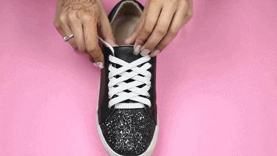 adidas贝壳头鞋带不打结系法,运动鞋鞋带系法教程男板鞋免打结