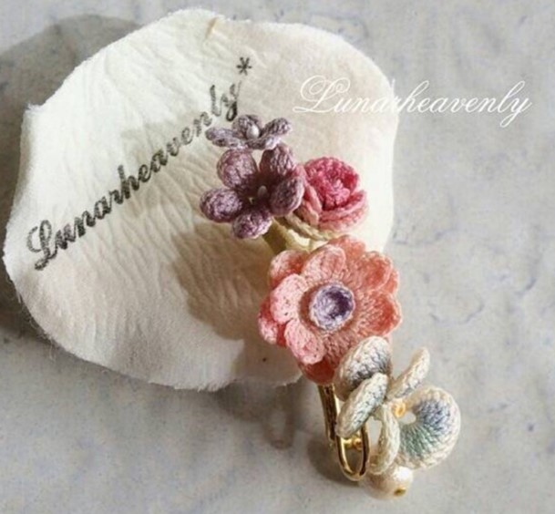 线头编织小物件,丝线编织手工小物件