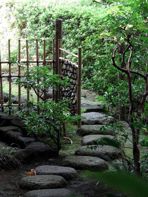 庭院元素,庭院竹子造型布局