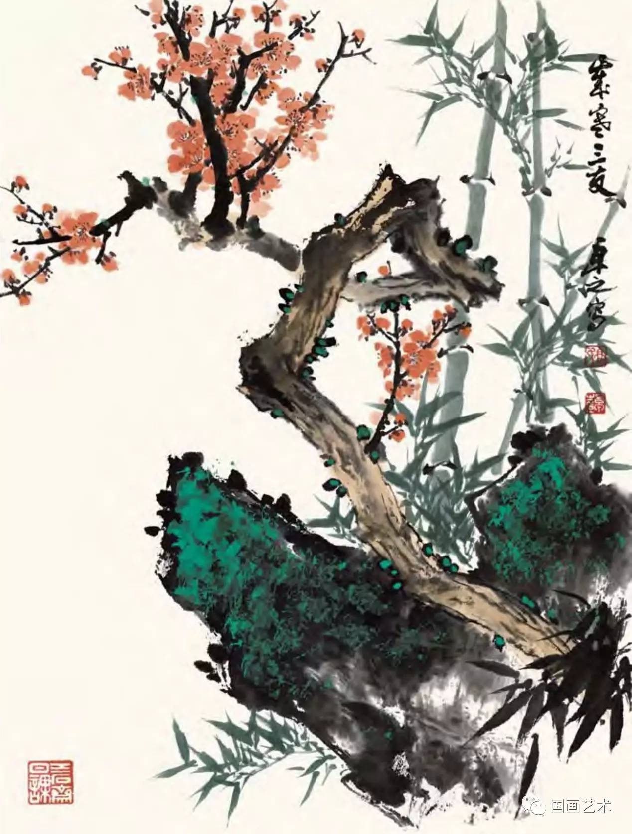 名家画竹子的技法,名家画竹子的简单画法