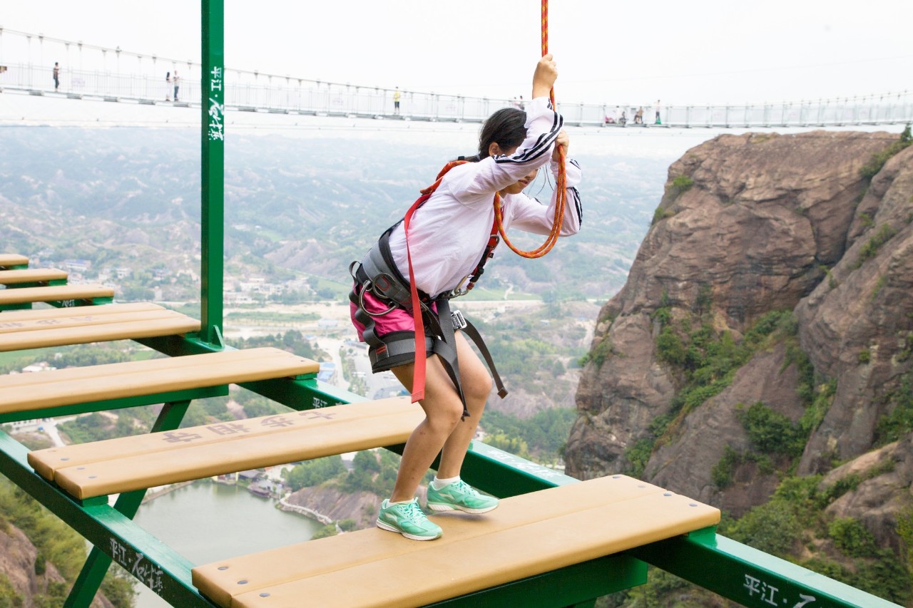 石牛寨景区步步惊心,石牛寨步步惊心