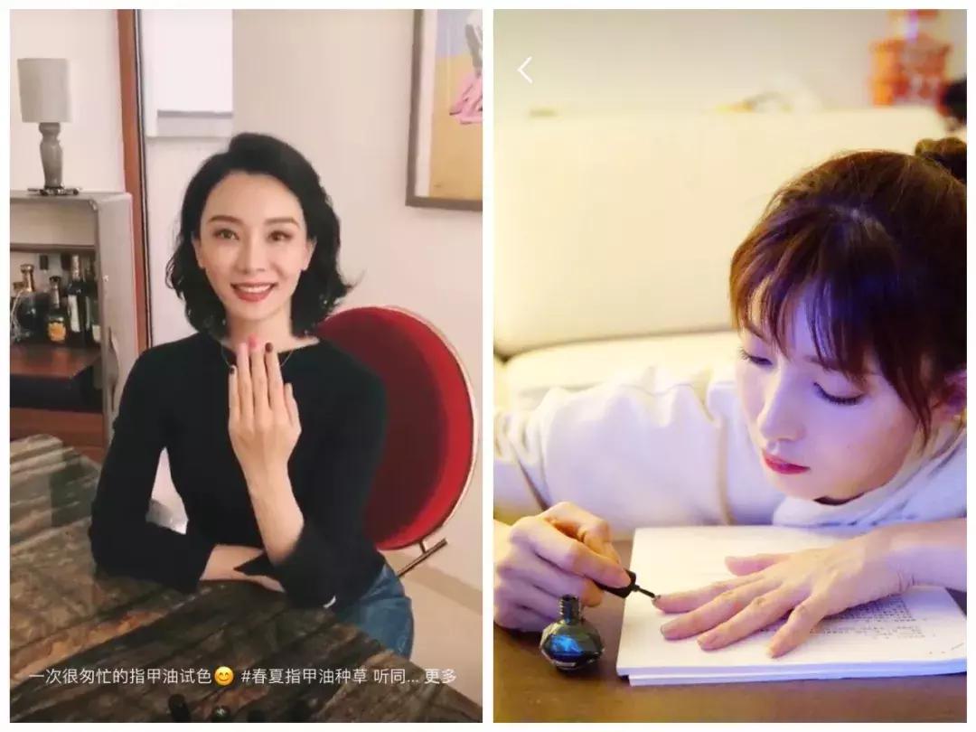 磨砂黑色甲油,甲油胶新手平价推荐试色