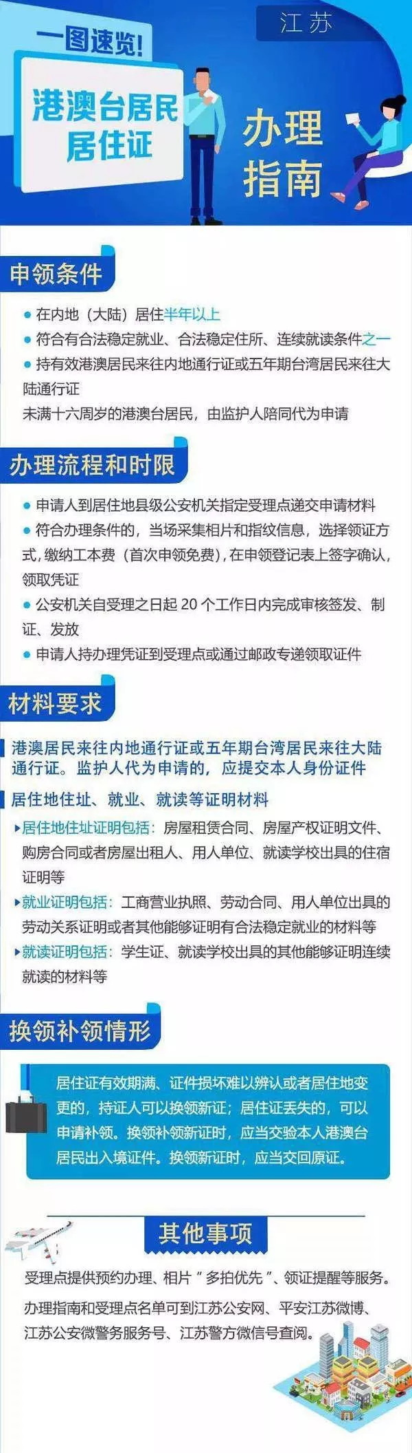 江苏港澳居民居住证,港澳台居民办理居住证广州受理点