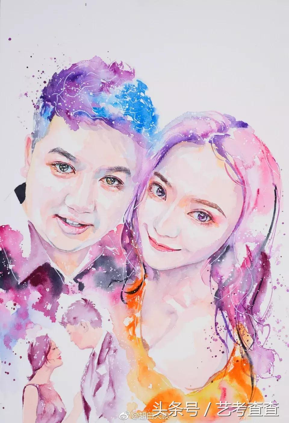 非常简单的水彩人物画法,简单的水彩小插画