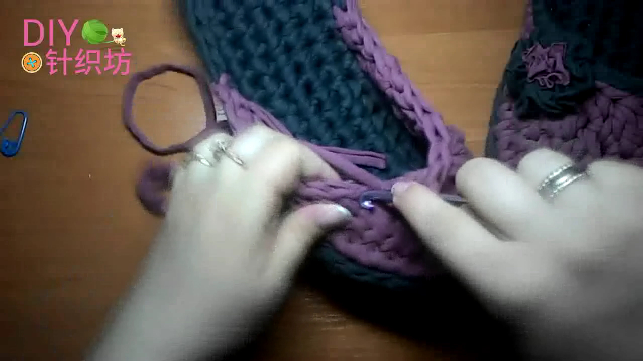 「家居针织」拖鞋不够用，教你制作针织拖鞋