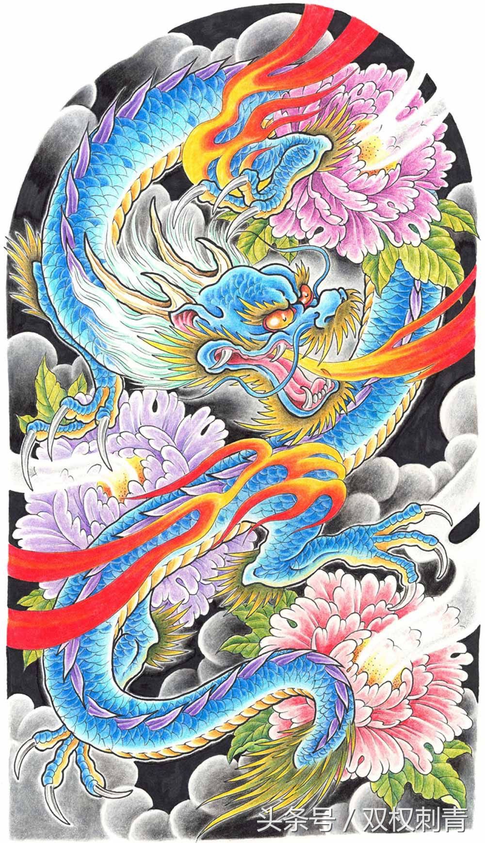 传统龙纹身图片大全,传统龙纹身图集推荐