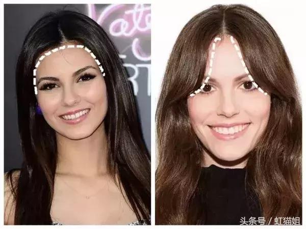 适合圆脸显年轻的齐刘海造型,剪个刘海换个人发朋友圈