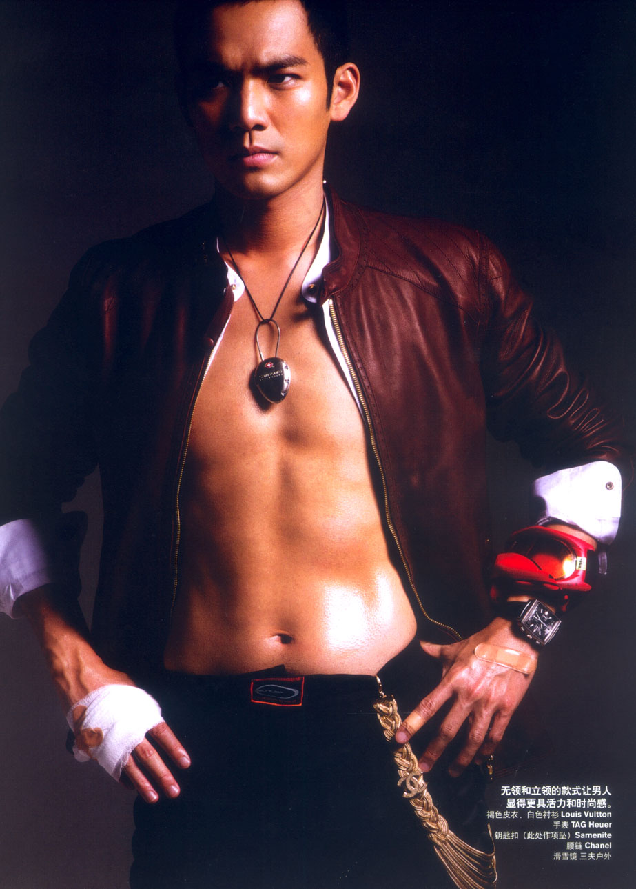 钟汉良杂志盘点之三：迷人性感的气质，时间都会陶醉