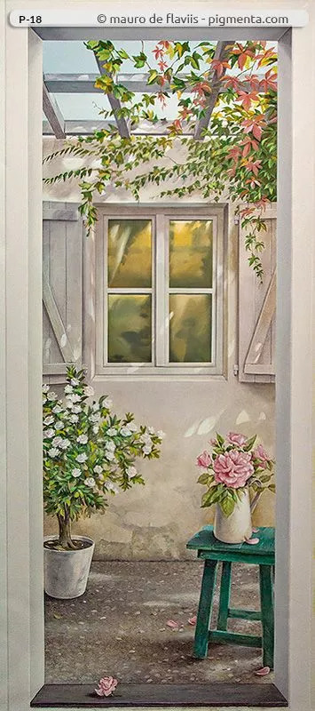 家周围的墙绘,家里的一处角落墙绘