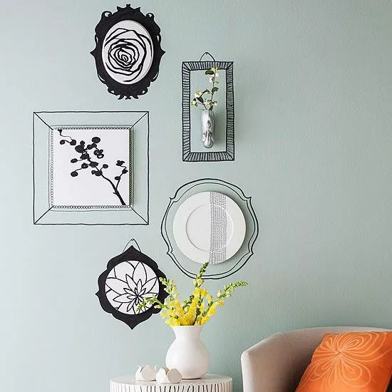 家周围的墙绘,家里的一处角落墙绘