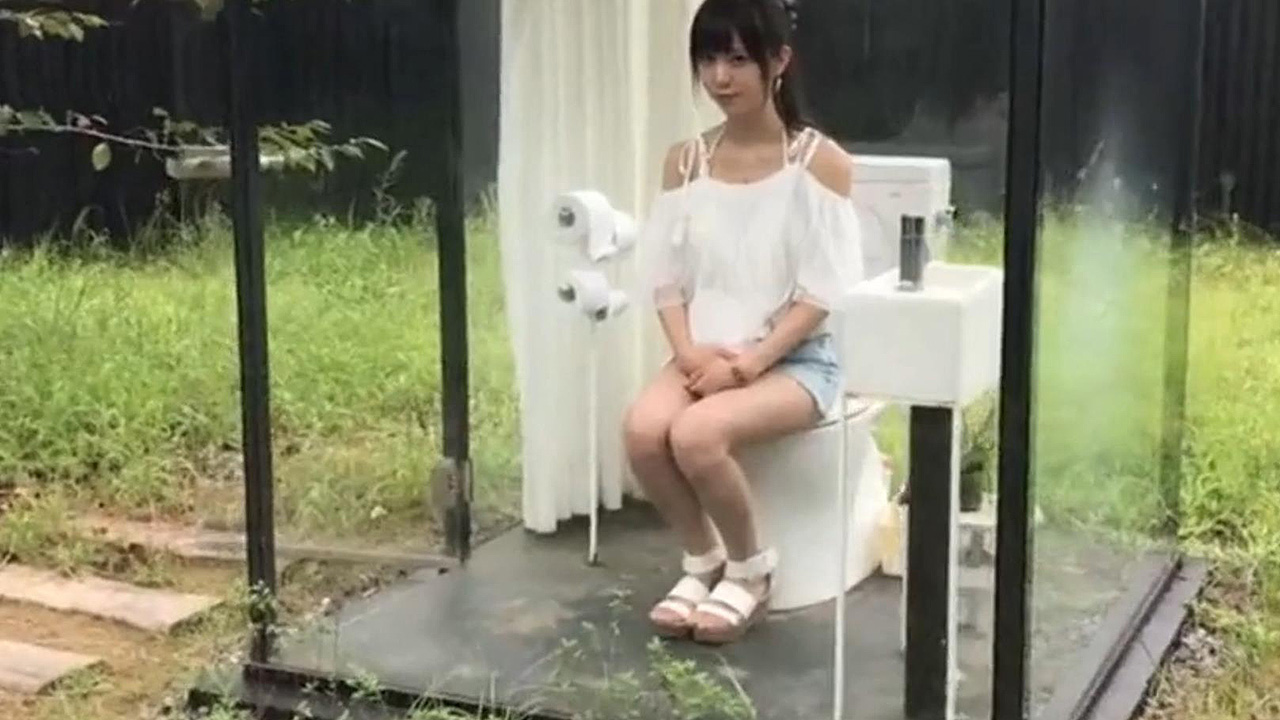 日本透明公共厕所原理,日本新式透明厕所