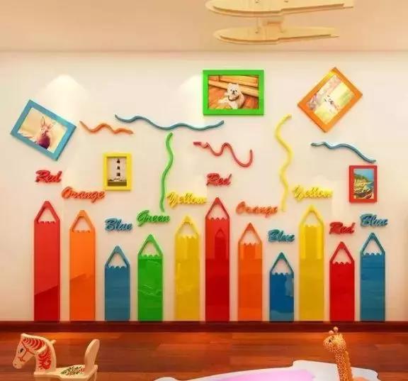 幼儿园墙面装饰教程简单,幼儿园墙面装饰好玩的颜色