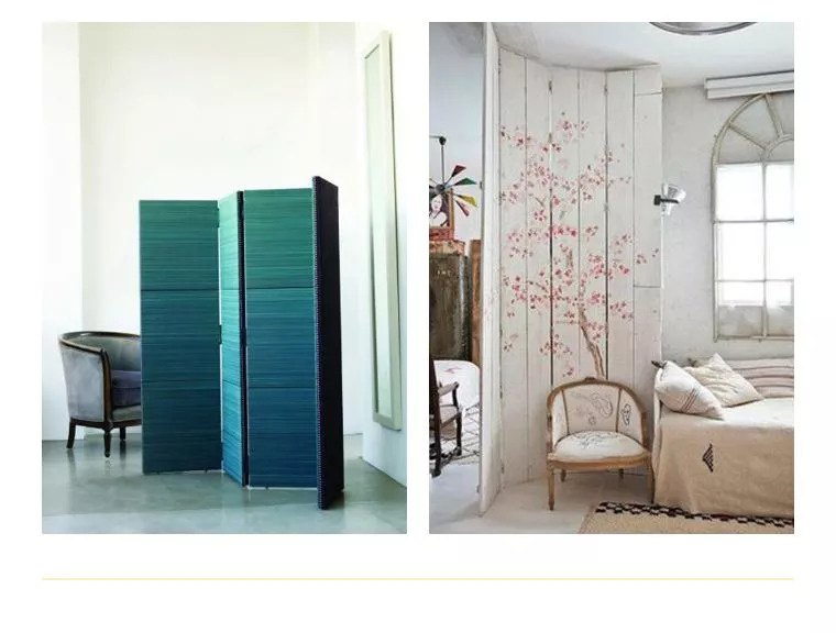 小区入门有个屏风,没有窗户的房间可以用屏风