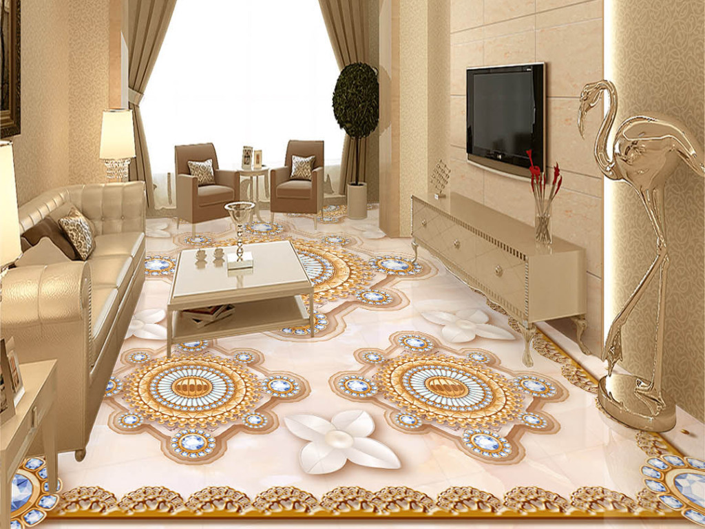 客厅瓷砖整体铺贴有坡度,客厅瓷砖斜着贴好吗