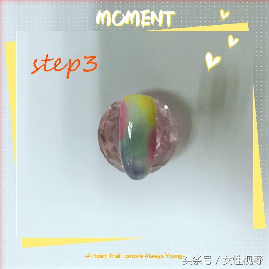 波光粼粼的春日美甲教程,毛衣纹美甲教程