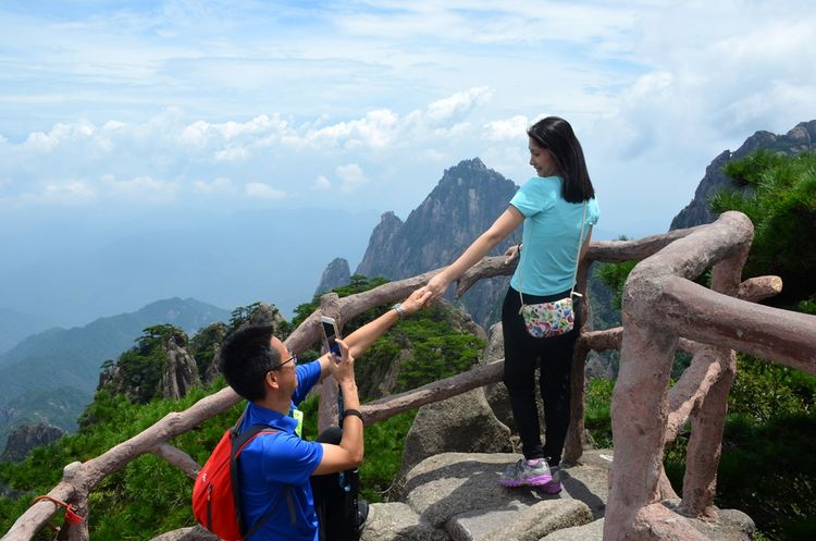 八月的黄山风景,独一无二的一品黄山