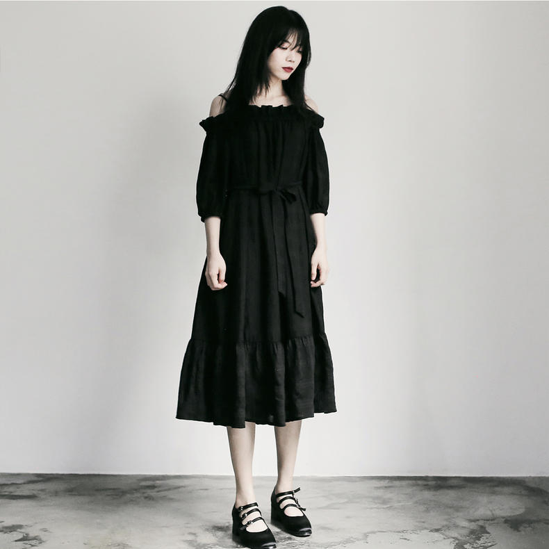 平胸穿什么连衣裙好看,平胸穿裙子怎么显大