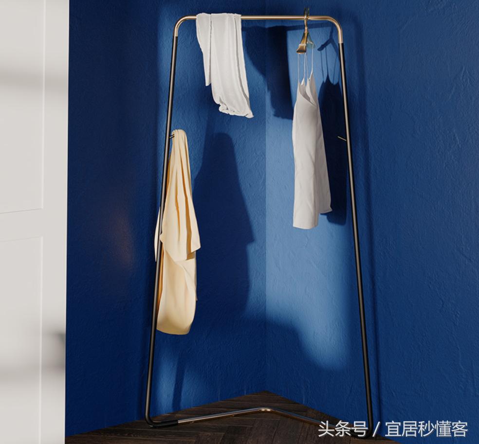 可移动衣帽架落地卧室网红款1.2米,衣帽架小户型设计