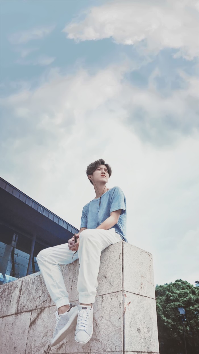 鹿晗壁纸动漫可爱,鹿晗壁纸古风手绘