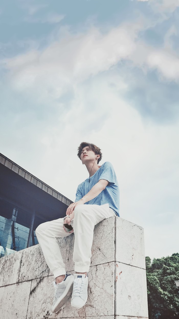 鹿晗壁纸动漫可爱,鹿晗壁纸古风手绘