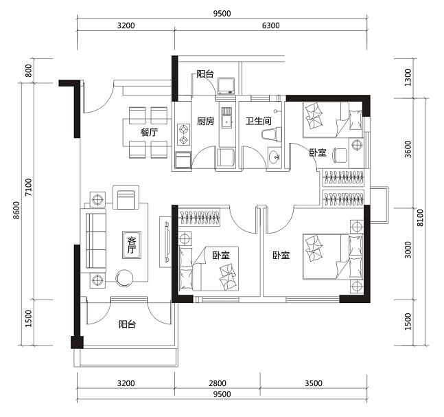 龙华民治公租房82套,龙华三房公租房