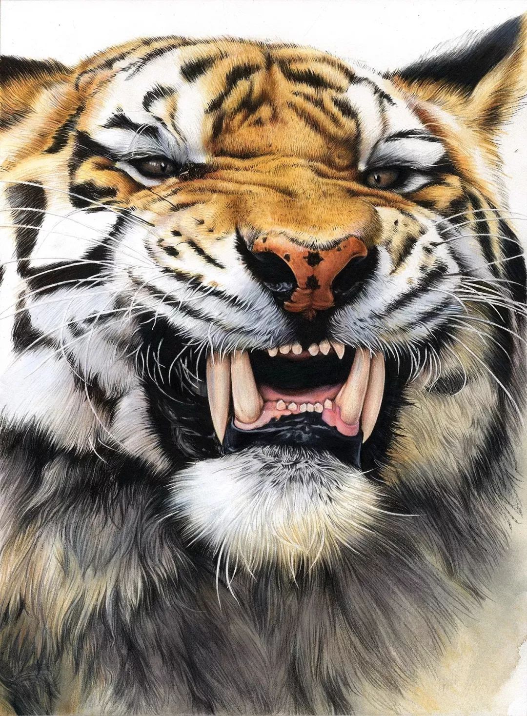 拥有800万超高人气,看看这位大神,是如何用水溶彩……