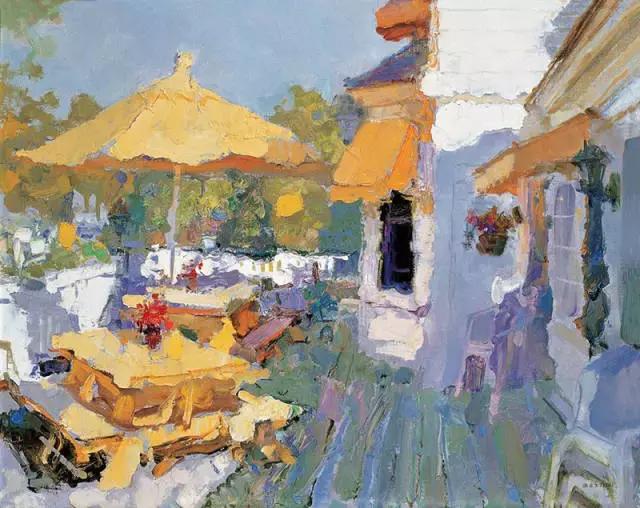 风景写生色彩表现技法及分类,风景写生色彩用多少色