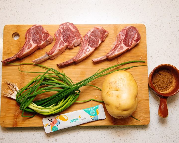 香煎小羊排，教你如何使用“孜然粉”，做出超好吃的*疆新**风味羊排