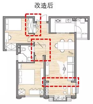 龙猫衣柜、猫桌、小熊柜，建筑师夫妇把80㎡精装房变萌萌哒家！
