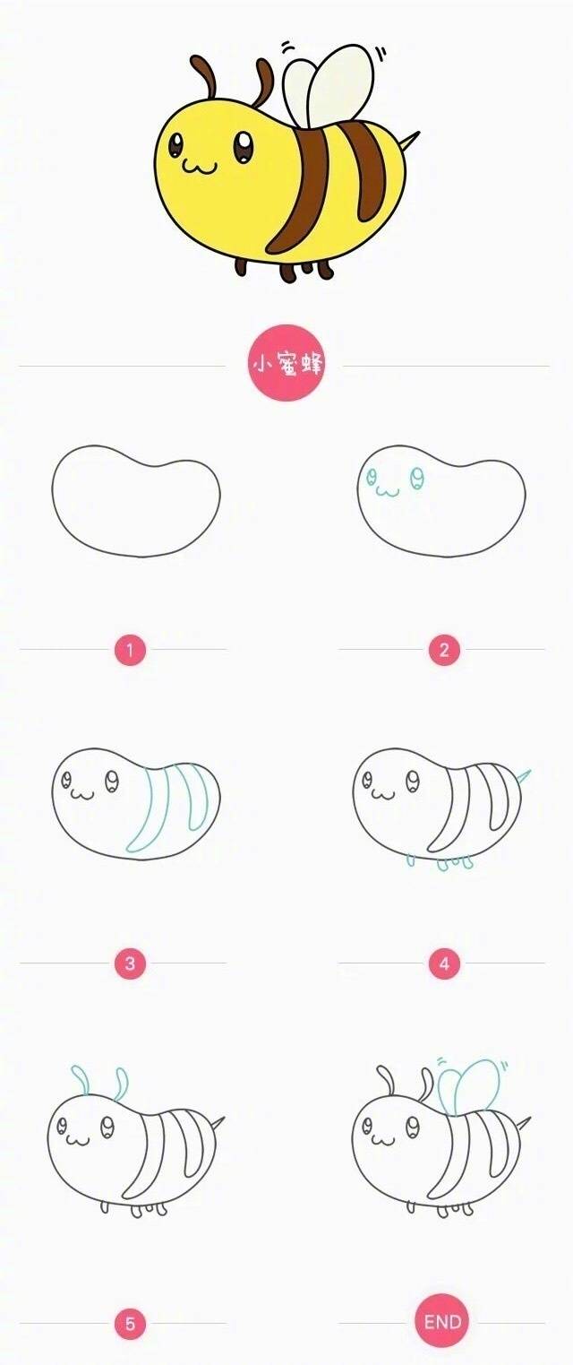 可爱的小动物简笔画十二生肖,可爱的小动物简笔画手帐