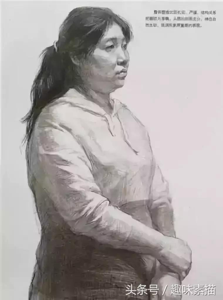 清华美院素描高分卷赏评,清华美院临摹千里江山图