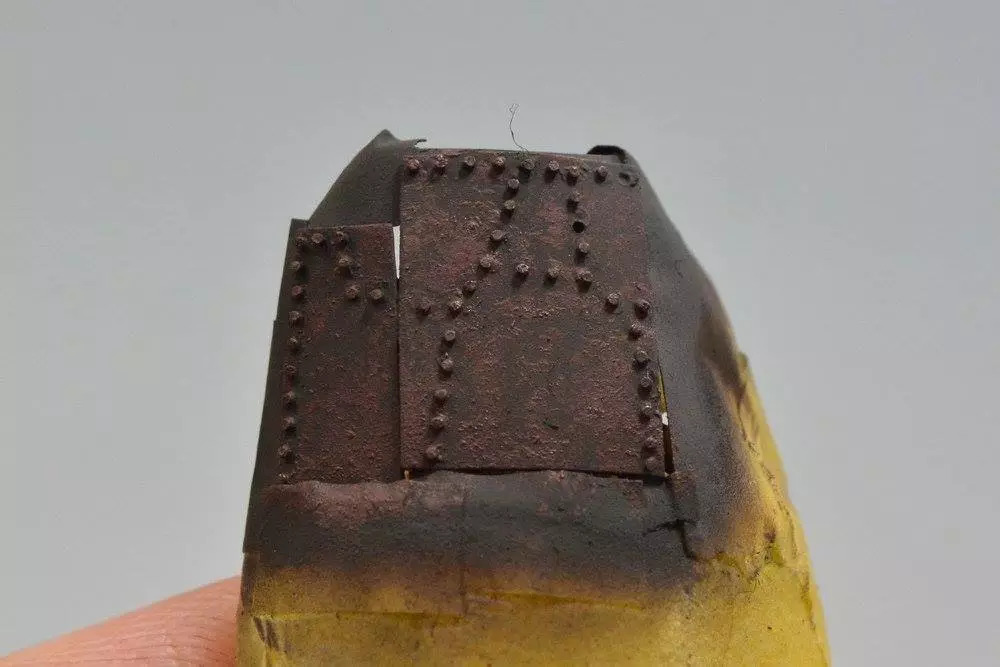 扎古模型拼装过程,高达模型旧化教程