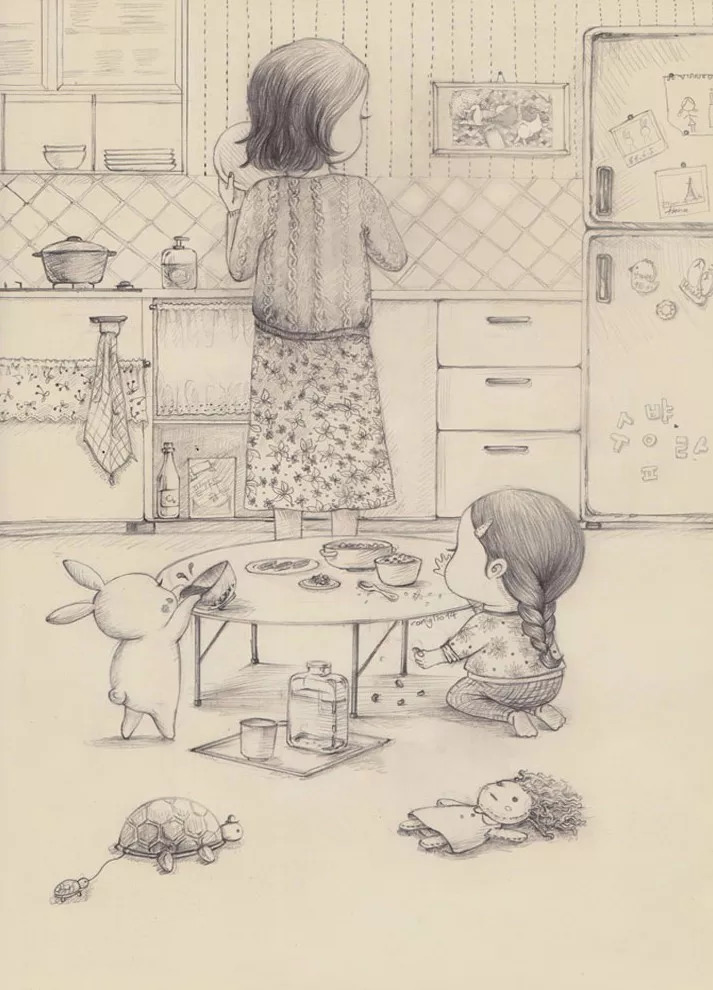 关于童年的漫画图片大全,小时候童年生活回忆漫画日本