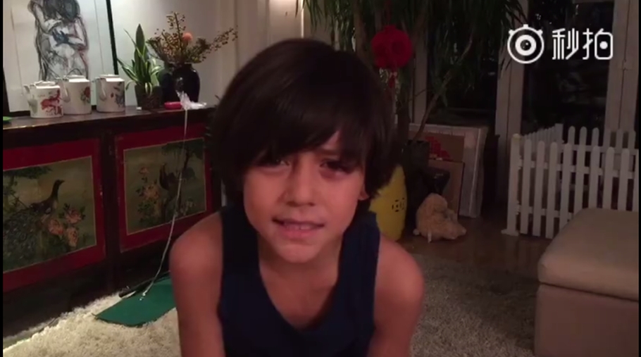 刘烨晒儿子,刘烨打诺一