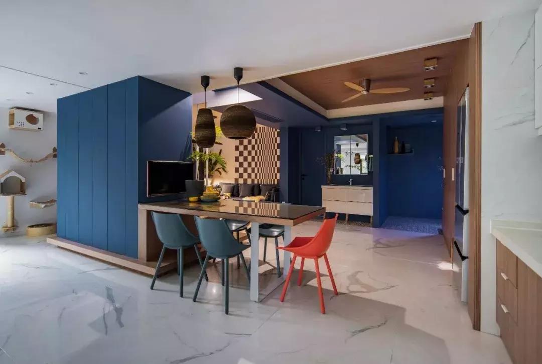 小满优选｜拥有两只喵的铲屎官，找人把110m²三室设计成这样！