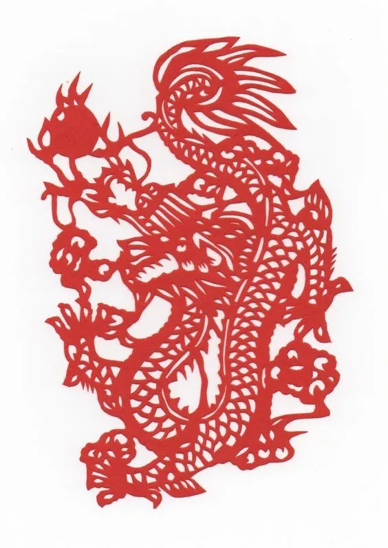 民间剪纸艺术冰墩墩,中国民间剪纸艺术基本步骤和流程