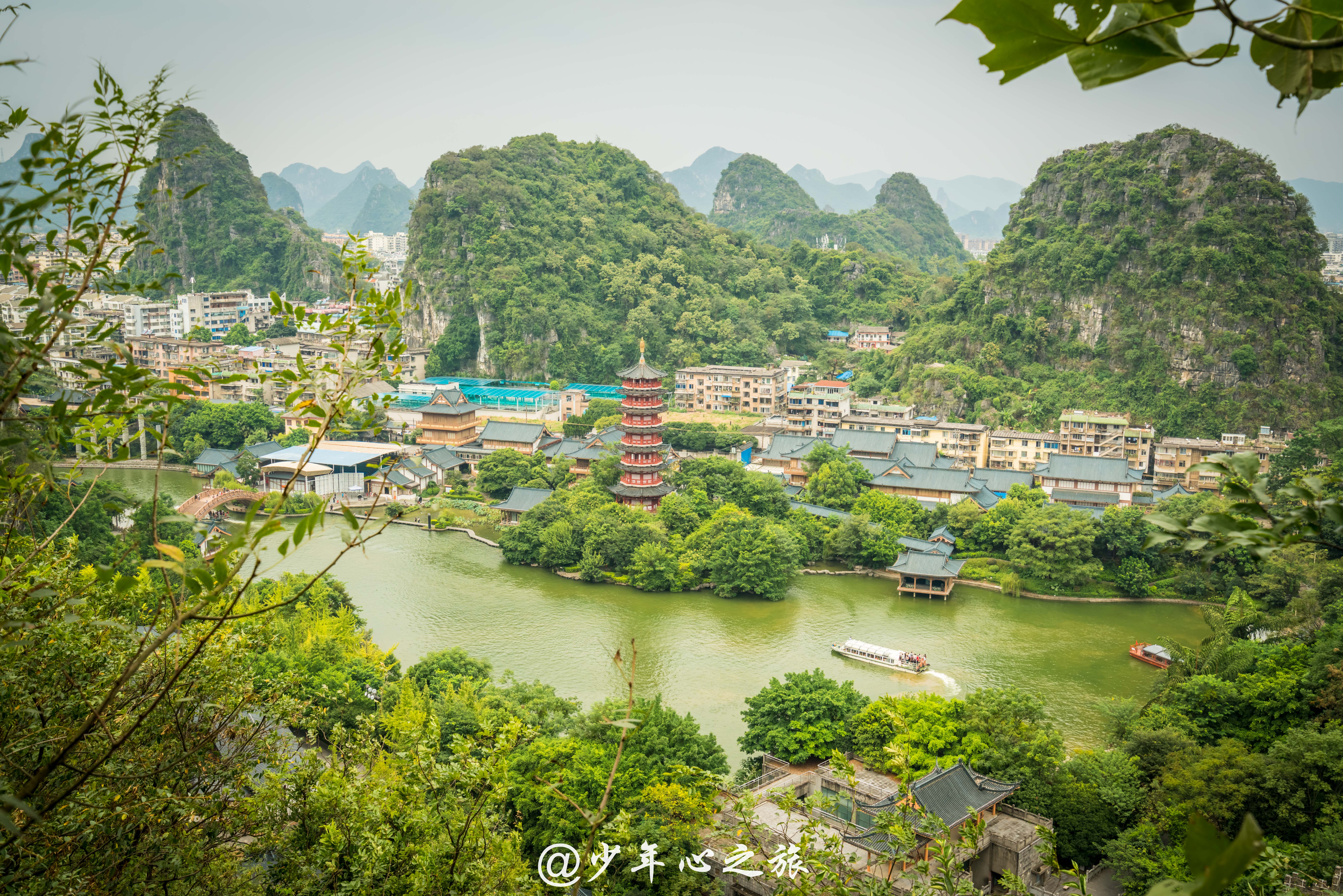 带你走进桂林阳朔山水,高清桂林阳朔旅游攻略图