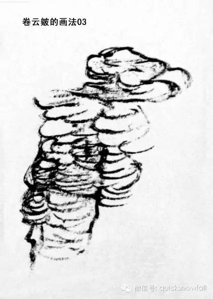 白崇然山水画山石画法合集,学院山水画山石画法