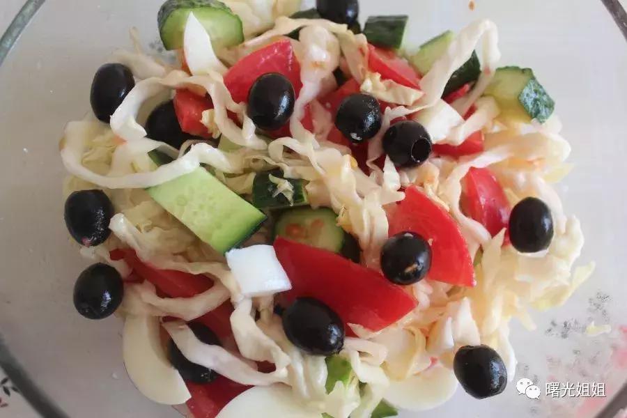 哈萨克斯坦蔬菜沙拉,上海版沙拉的做法