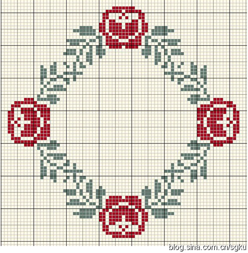 漂亮的十字绣的图案,十字绣图案简单又漂亮图纸