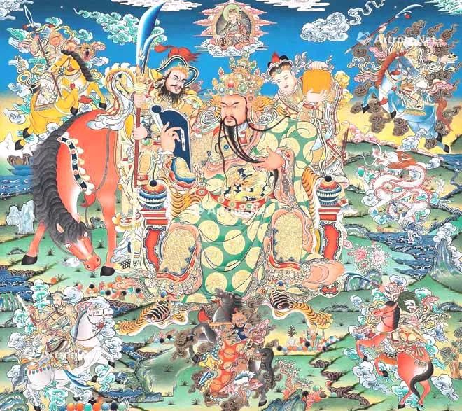 关羽铜像艺术品图片,关公雕像艺术品