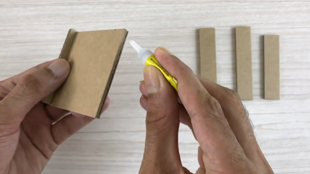 纸板椅子制作教程,纸板迷你家具制作方法