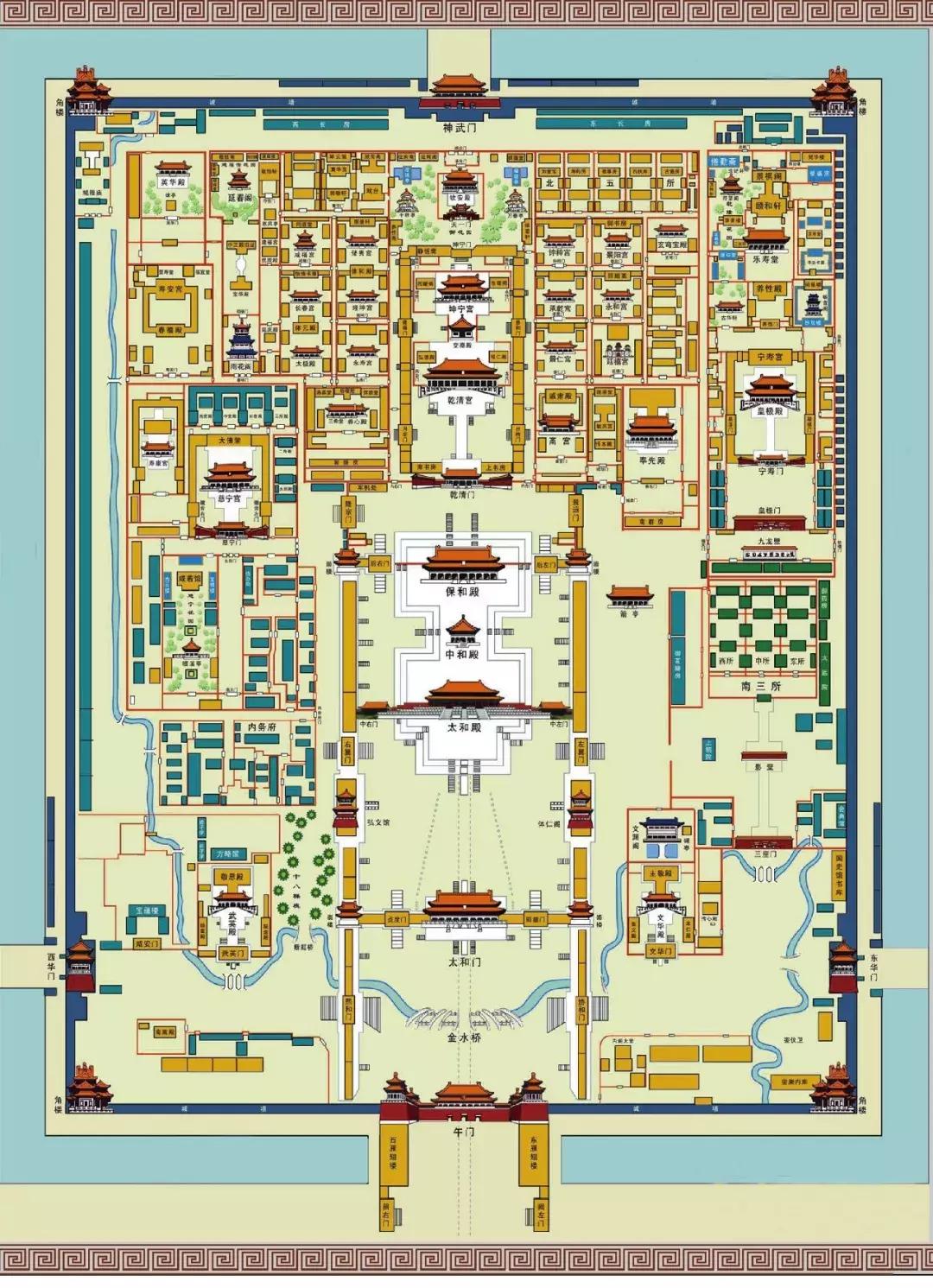 国外经典园林平面图,明清园林平面